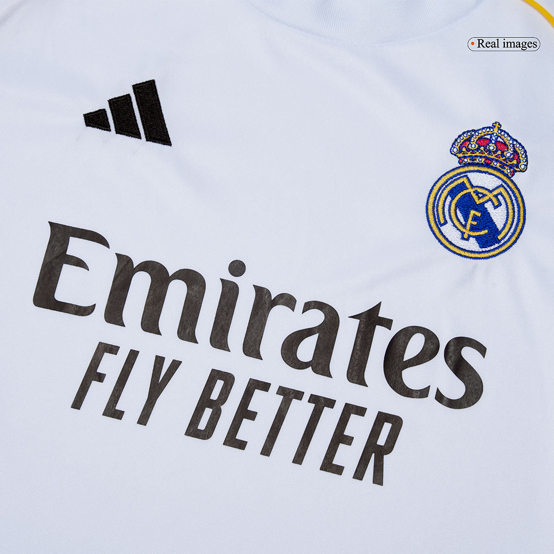 Real Madrid Tröja 2025/26 Hemmaställ Vit Barn Premium - Bild 13