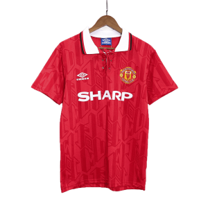 Retro Manchester United Hemma Fotbollströja 1992/94