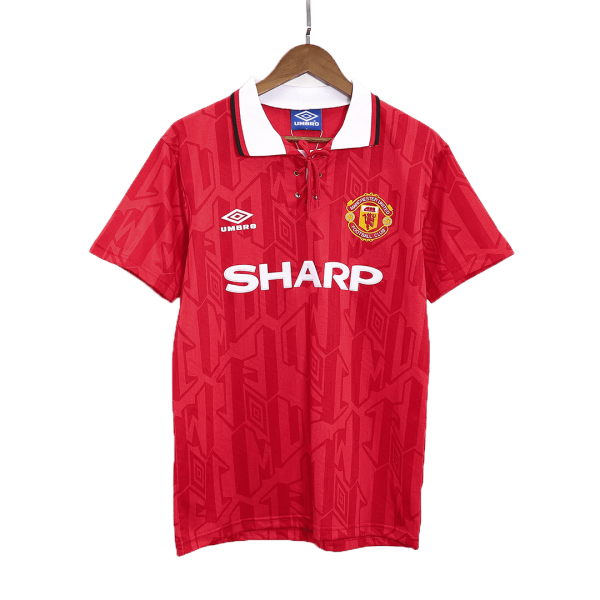 Retro Manchester United Hemma Fotbollströja 1992/94