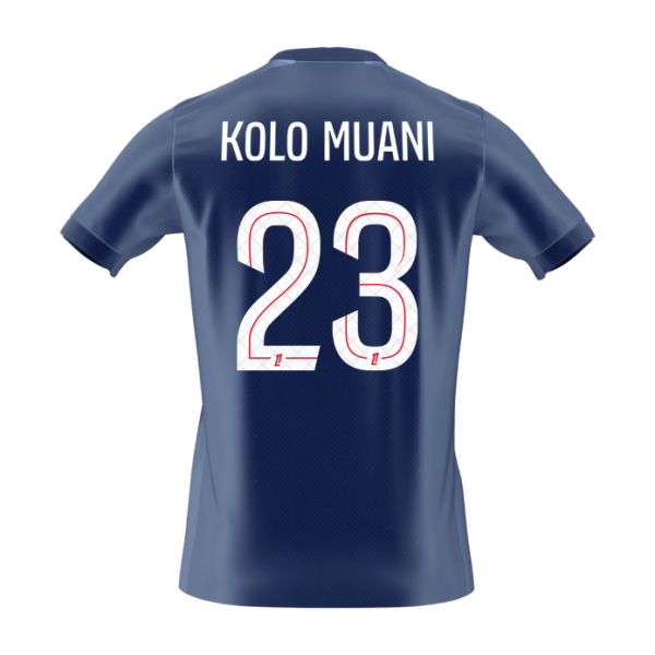 KOLO MUANI #23 PSG Tröja 2025/26 Hemma Premium Mörkblå