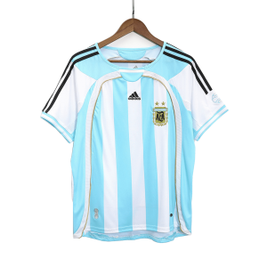 Argentina Hemma Fotbollströjor 2006 Retro