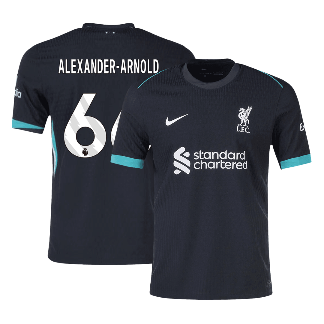 Liverpool Borta Fotbollströja ALEXANDER-ARNOLD #66 Autentisk