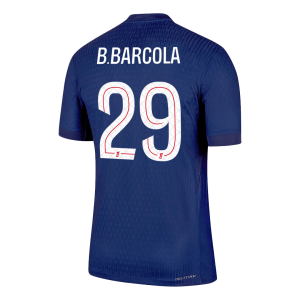 B.BARCOLA #29 PSG Tröja 2025/26 Hemma Autentisk