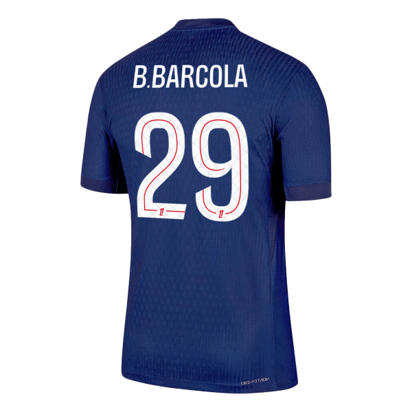 B.BARCOLA #29 PSG Tröja 2025/26 Hemma Autentisk