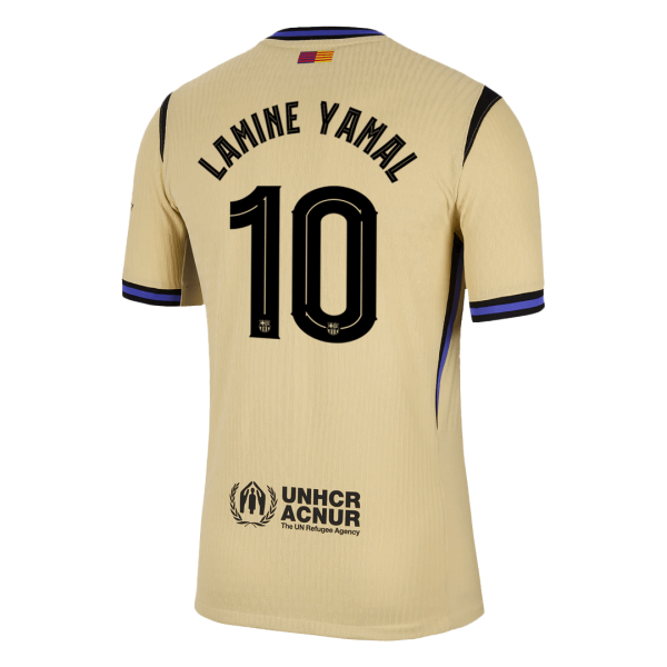 LAMINE YAMAL #10 Barcelona Tröja 2025/26 Borta Autentisk - UCL
