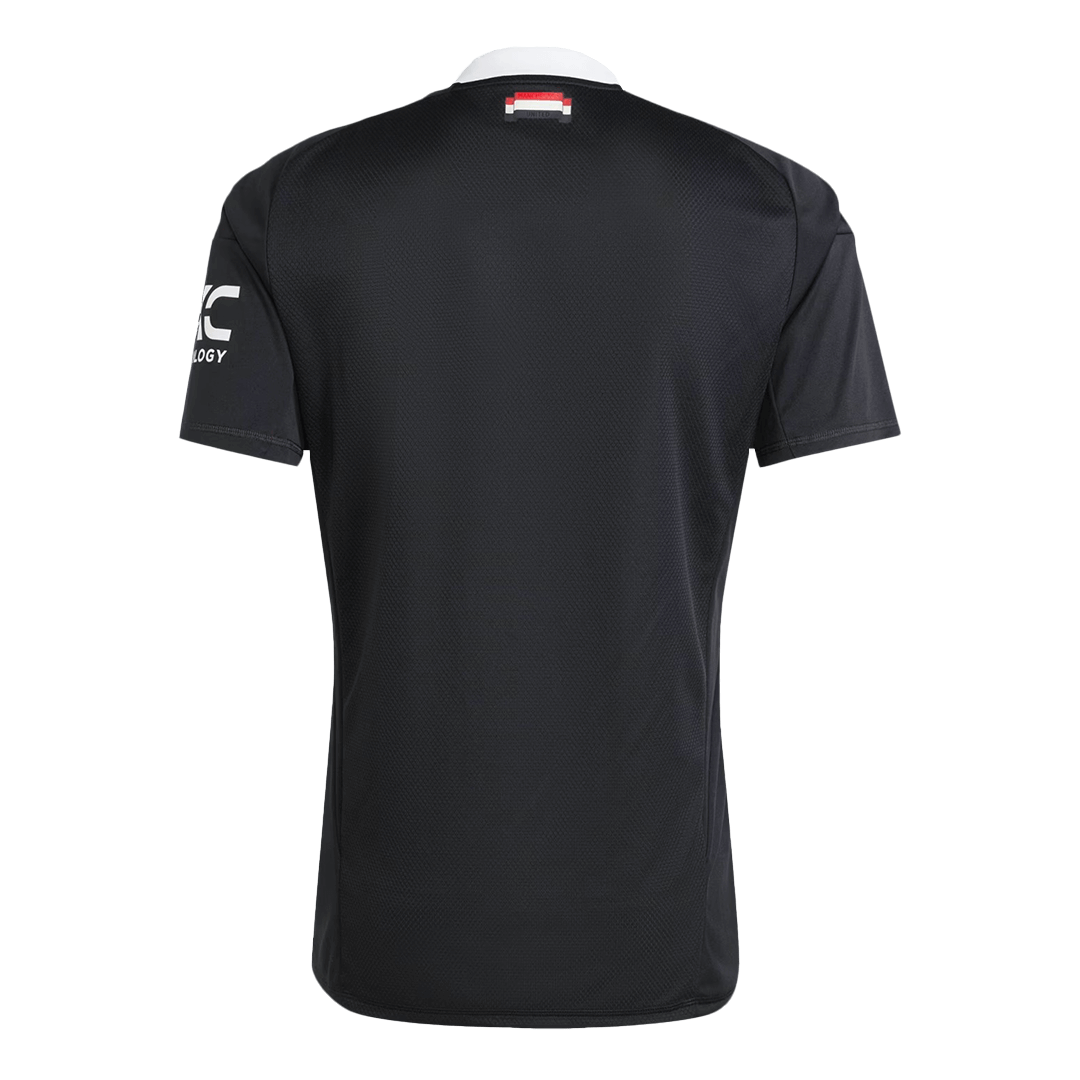 Manchester United Tredjeställ Fotbollströja Målvakt Svart - Bild 13