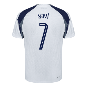 Tottenham Hotspur Tröja XAVI #7 2025/26 Hemma Vit - UCL Autentisk