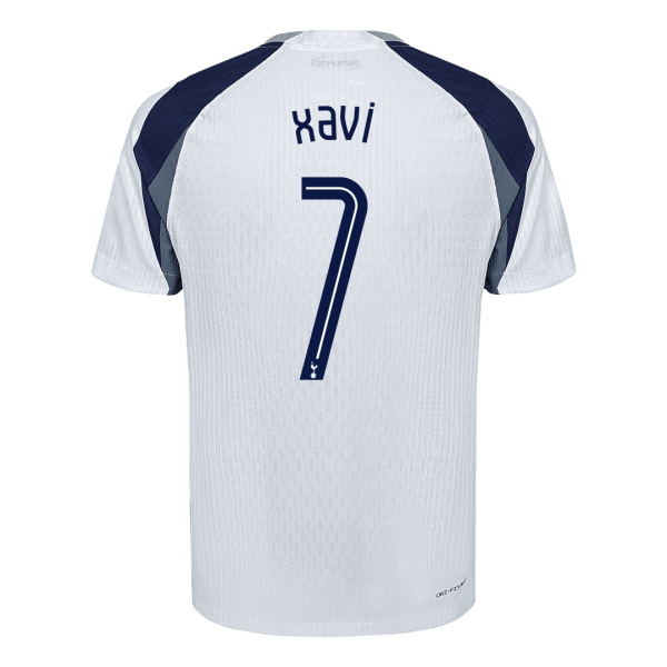 Tottenham Hotspur Tröja XAVI #7 2025/26 Hemma Vit - UCL Autentisk