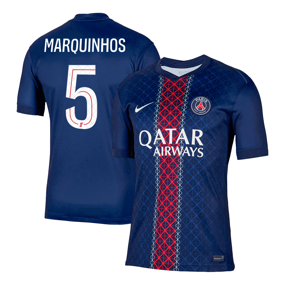 MARQUINHOS #5 PSG Tröja 2025/26 Hemma - Bild 2