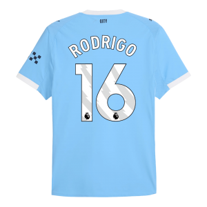 RODRIGO #16 Manchester City Hemma Tröja 2025/26 Autentisk