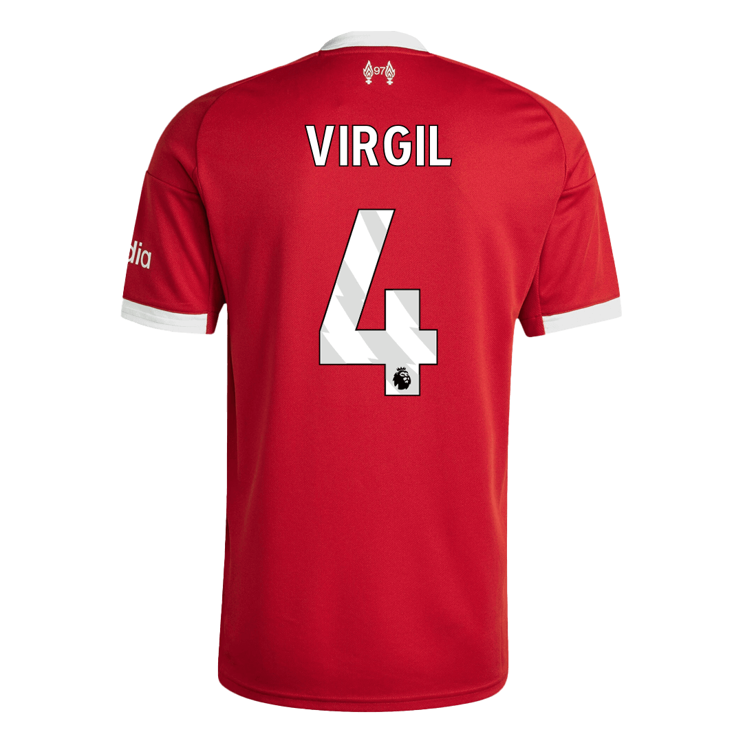 VIRGIL #4 Liverpool Tröja 2025/26 Hemma