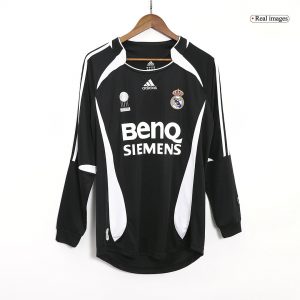 Retro Real Madrid Borta Fotbollströja 2006/07 långärmad