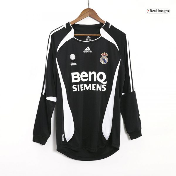 Retro Real Madrid Borta Fotbollströja 2006/07 långärmad