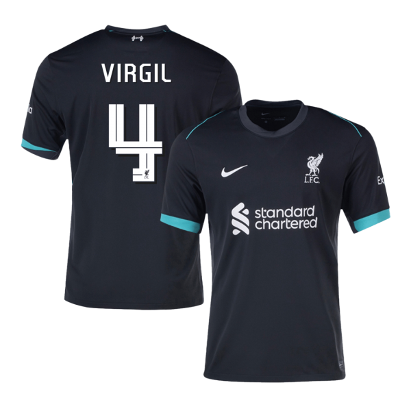 Liverpool Borta Fotbollströja VIRGIL #4 - UCL