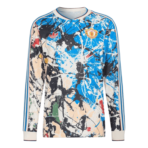Manchester United Tröja 2025/26 Långärmad Blå