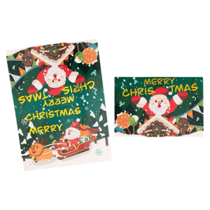 Personligt Julkort – Tomten – Eget Meddelande