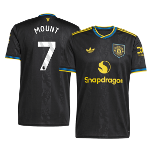 Manchester United Tröja MOUNT #7 2025/26 Tredje Svart