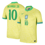 Brasilien Tröja NEYMAR JR #10 2024 Hemma Gul