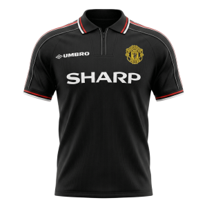 Manchester United Bortatröja 1998 Retro
 Svart