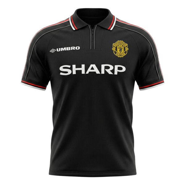 Manchester United Bortatröja 1998 Retro
 Svart