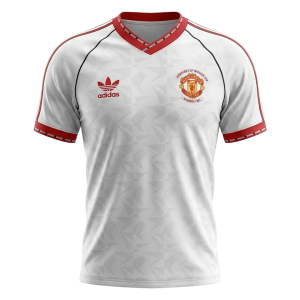 Manchester United Bortatröja 1991 Retro
 Vit