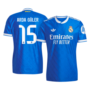 Real Madrid Tröja ARDA GÜLER #15 2025/26 Tredje Blå