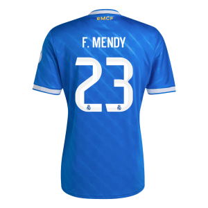 Real Madrid Tröja F. MENDY #23 2025/26 Tredje Blå