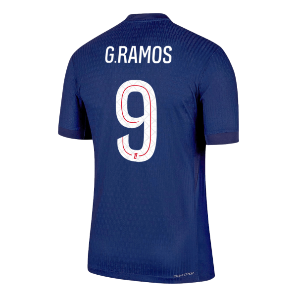 PSG Tröja G.RAMOS #9 2025/26 Hemma Autentisk Mörkblå