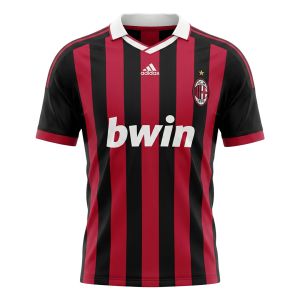 AC Milan Hemmatröja 2009/10 Retro
 Röd & Svart