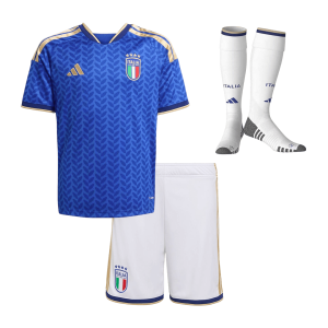 Italy Tröja 2025/26 Hemmaställ Blå Barn