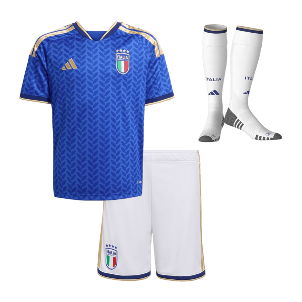 Italy Tröja 2025/26 Hemmaställ Blå Barn