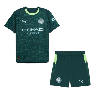 Manchester City Tröja Fjärdeställ 2025/26 Grön