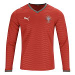 Portugal Tröja 2026 Hemma Långärmad Röd Autentisk