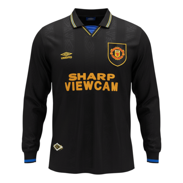 Manchester United Bortatröja 1993/94 Retro
 Svart