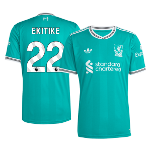 Liverpool Tröja EKITIKE #22 2025/26 Tredje Grön