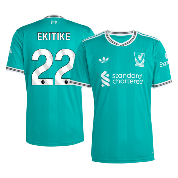 Liverpool Tröja EKITIKE #22 2025/26 Tredje Grön