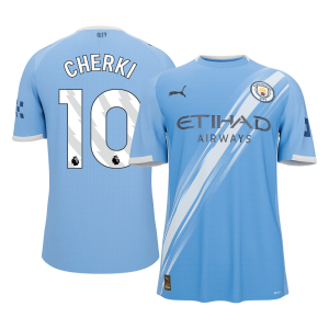 CHERKI #10 Manchester City Tröja 2025/26 Hemma Premium Blå