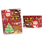 Personligt Julkort – Snögubbe – Eget Meddelande