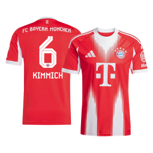KIMMICH #6 Bayern Munich Tröja 2025/26 Hemma Premium Röd