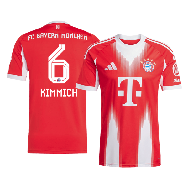 KIMMICH #6 Bayern Munich Tröja 2025/26 Hemma Premium Röd