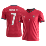 Portugal Tröja RONALDO #7 2026 Hemma Röd