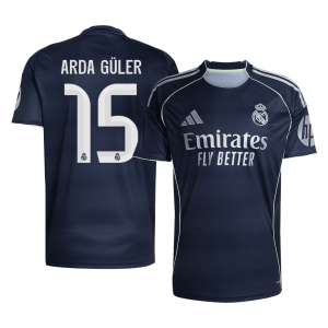 ARDA GÜLER #15 Real Madrid Tröja 2025/26 Borta Premium Mörkblå