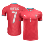Portugal Tröja RONALDO #7 2026 Hemma Autentisk Röd