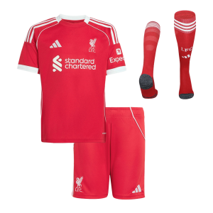 Liverpool Tröja 2025/26 Hemmaställ Röd Barn