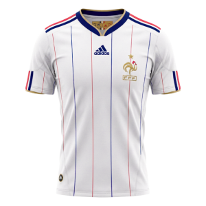 France Bortatröja 2010 Retro
 Vit