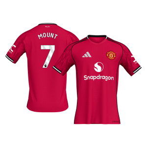 MOUNT #7 Manchester United Tröja 2025/26 Hemma Premium Röd