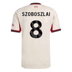 Liverpool Tröja SZOBOSZLAI #8 2025/26 Borta Vit
