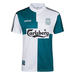Liverpool Bortatröja 1995/96 Retro
 Blå & Vit