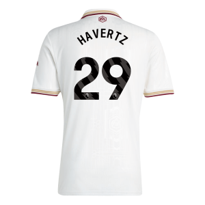 Arsenal Tröja HAVERTZ #29 2025/26 Tredje Vit