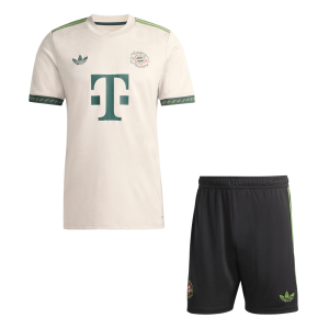 Bayern Munich Tröja ställ 2025/26 Beige